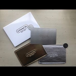 Coach mirror/wallet